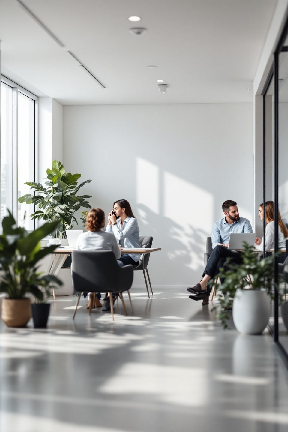Institutional real estate team collaborating